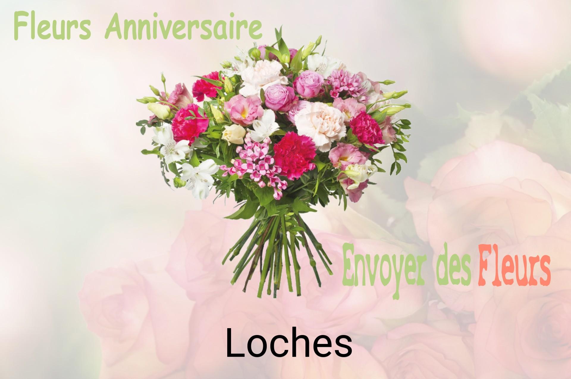 Bouquet de fleurs d’anniversaire livré à Loches